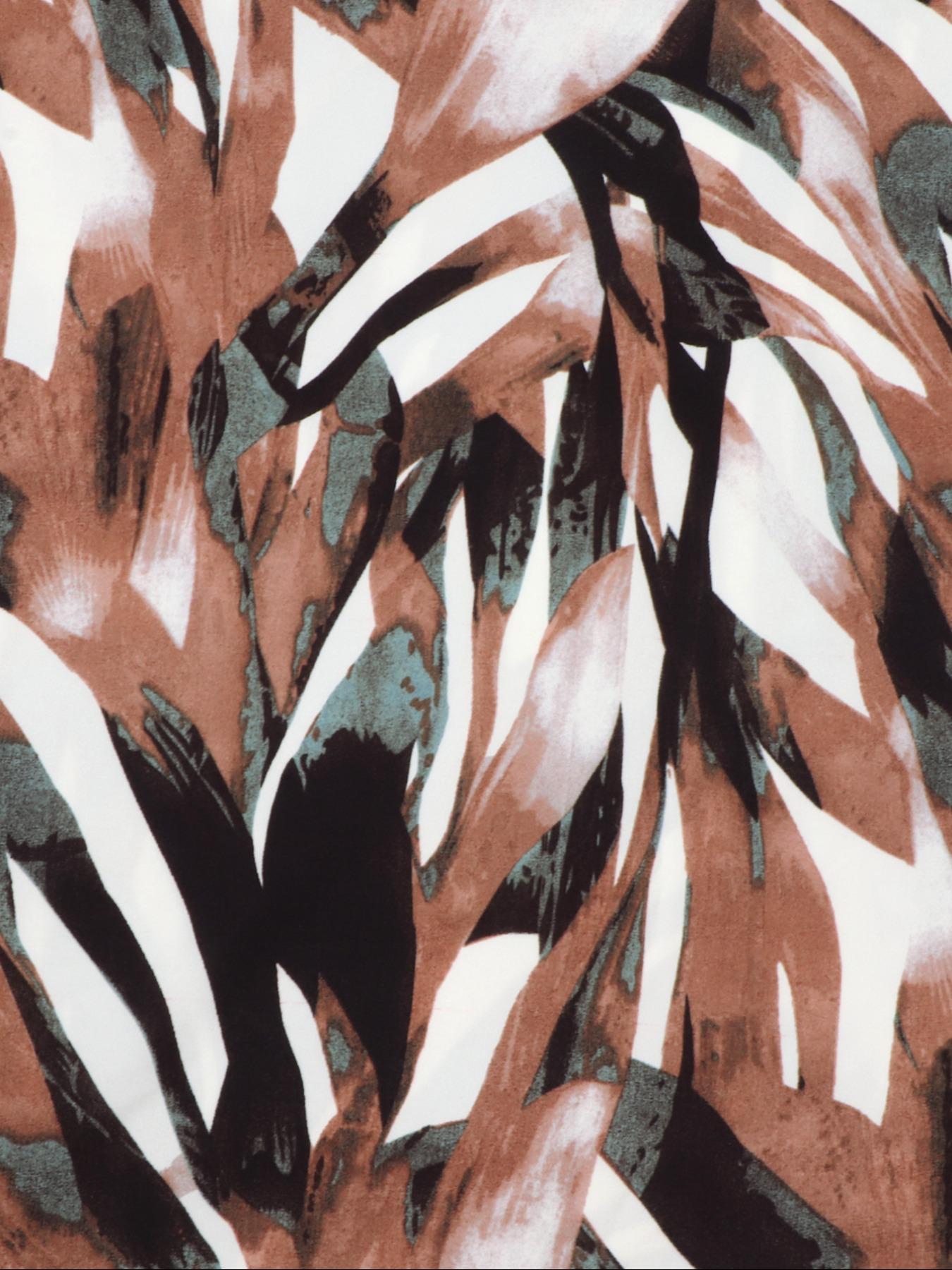 New V-Neck Geometric Pattern Straight Leg Wide-Leg Pants Set, Casual Comfortable Fitted Vacation Outfit, Women's Fashion Clothing