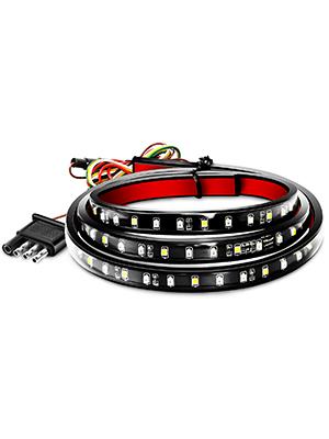 Nilight 48”/49” LED Tailgate Light Strip 90 LED Red/White for Running Light Brake/Turn Signal/Reverse Light car interior lights