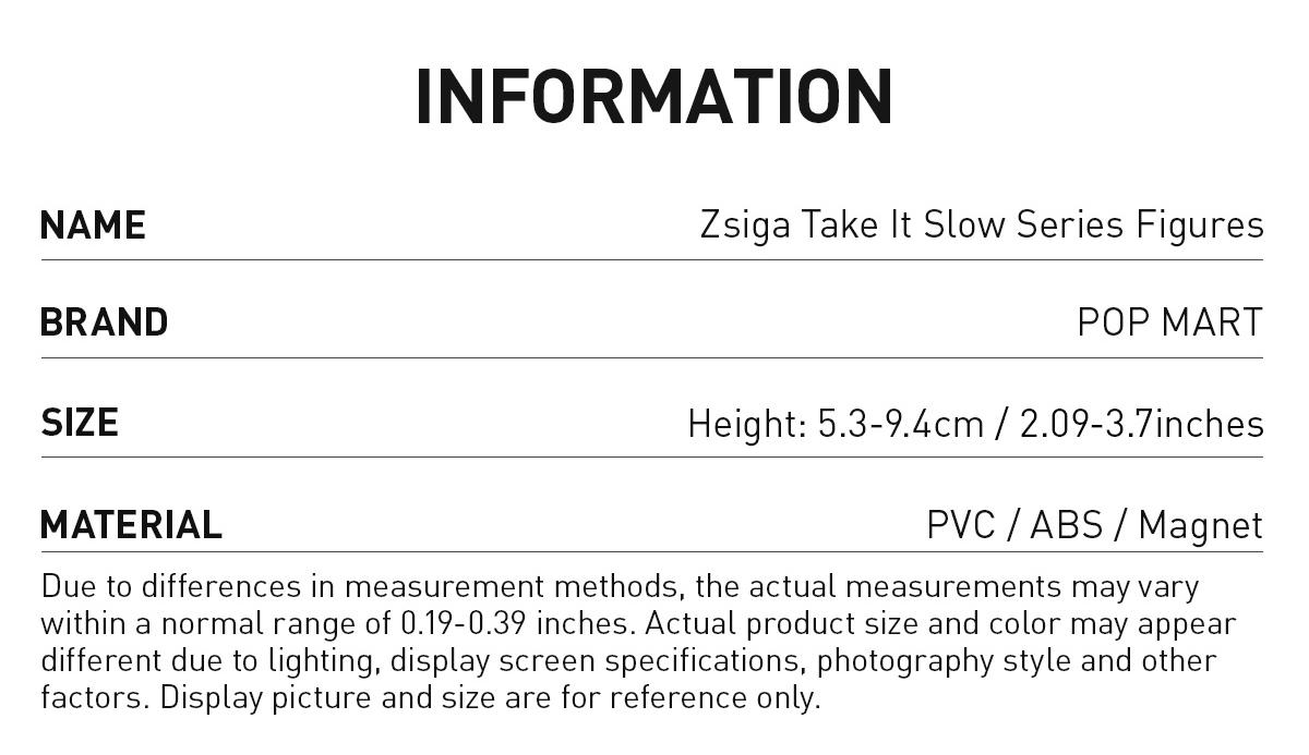 Zsiga Take It Slow Series Figures