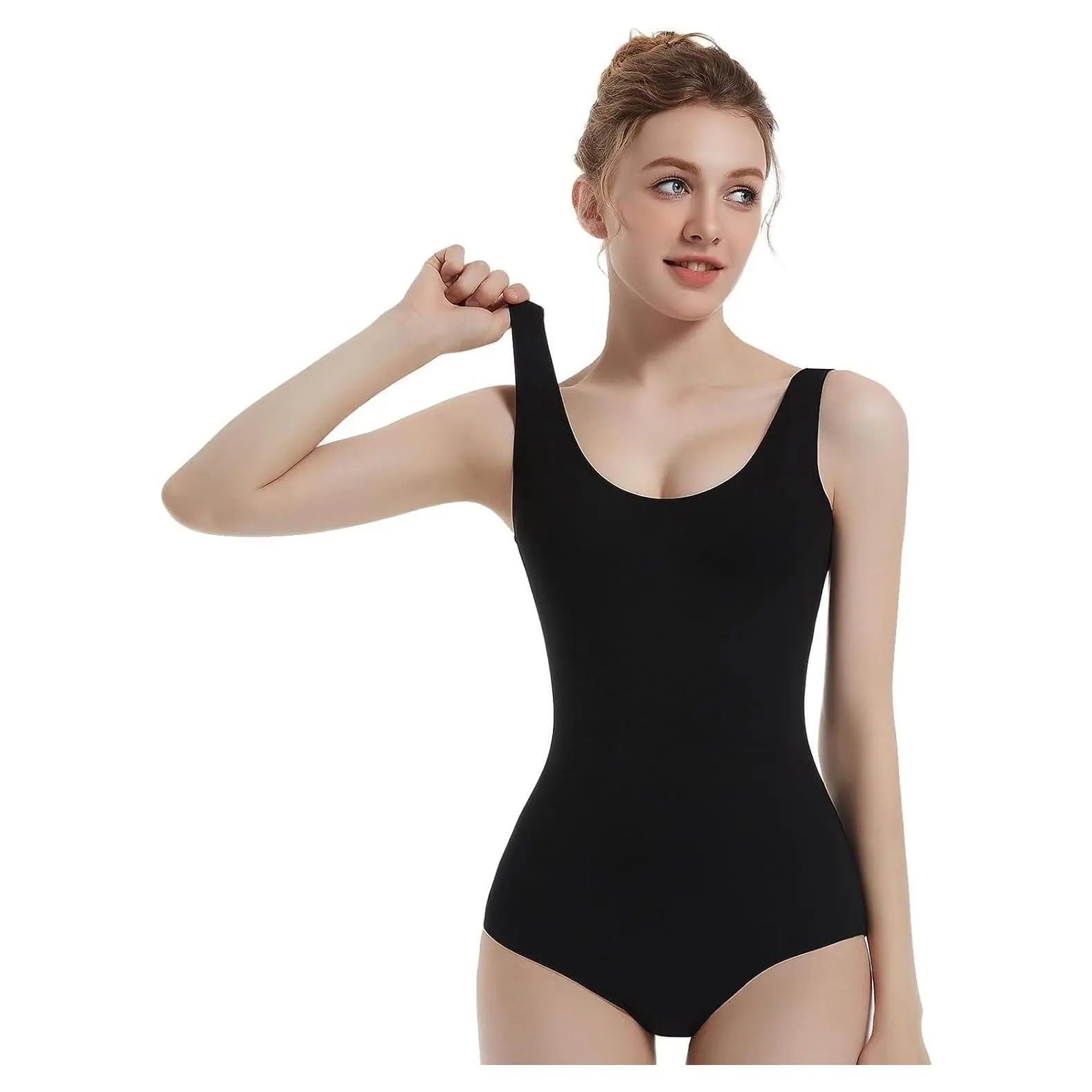 Women's Scoop Neck Ballet Tank Leotard Dancewear Bodysuit Team BasicGift