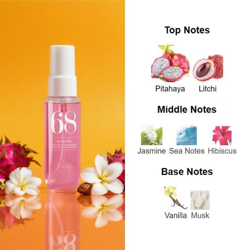 Limited Edition Summer Brazilian Perfume Spray Set (5x40ml), Fragrance Beauty Set, Natural Fresh Scent, Perfect for Travel, Home, Office, Holiday Gift