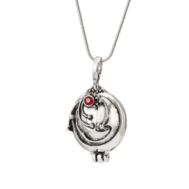 The Vampire Diaries Necklace Elena Gilbert Fashion Vervain Verbena Pendant Photo Locket Jewelry Men Women Christmas Party Gifts