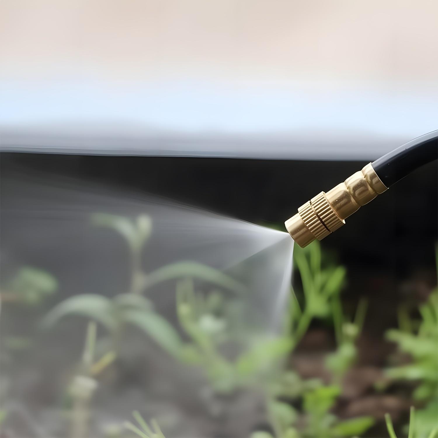 5-30m 1/4 inch 4/6mm garden spray cooling system 360 free bending atomizing nozzle adjustable atomizing sprayer outdoor watering kit