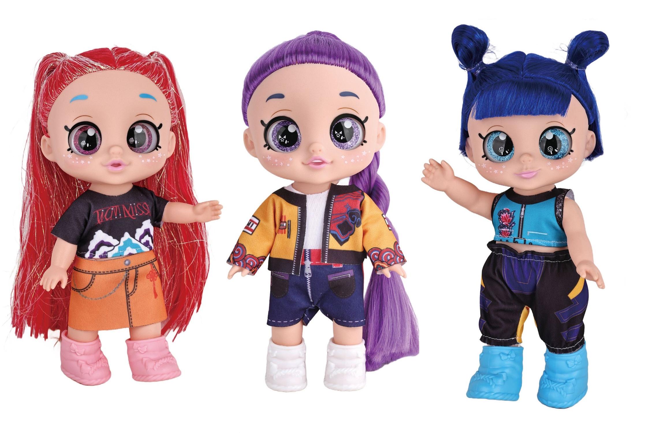 Kpop Anime Action Dolls, Rumi Mira Zoey Idol Group Toys, 5D Shiny Eyes, with Music/without Music, Jointed, Fan Collection Gift Handmade Grape Crystal Mochi Set Cute Toothed Plush Stress Relief Glutinous Rice Cake Vibrant Tool