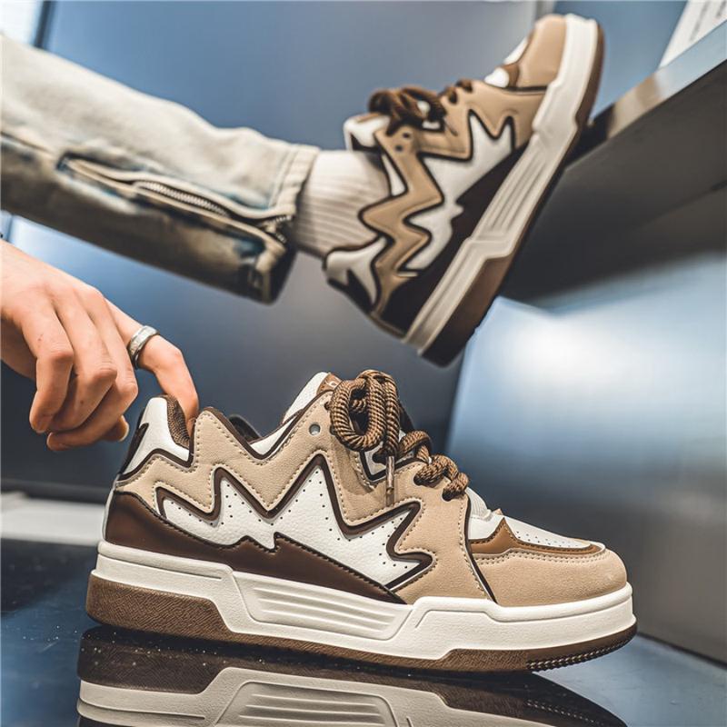 The trend of men's shoes young men's thick soles low top board shoes men's non-slip wear-resistant casual shoes Runner Chunky Sneaker china wholesale suppliers website shoes sneakers men