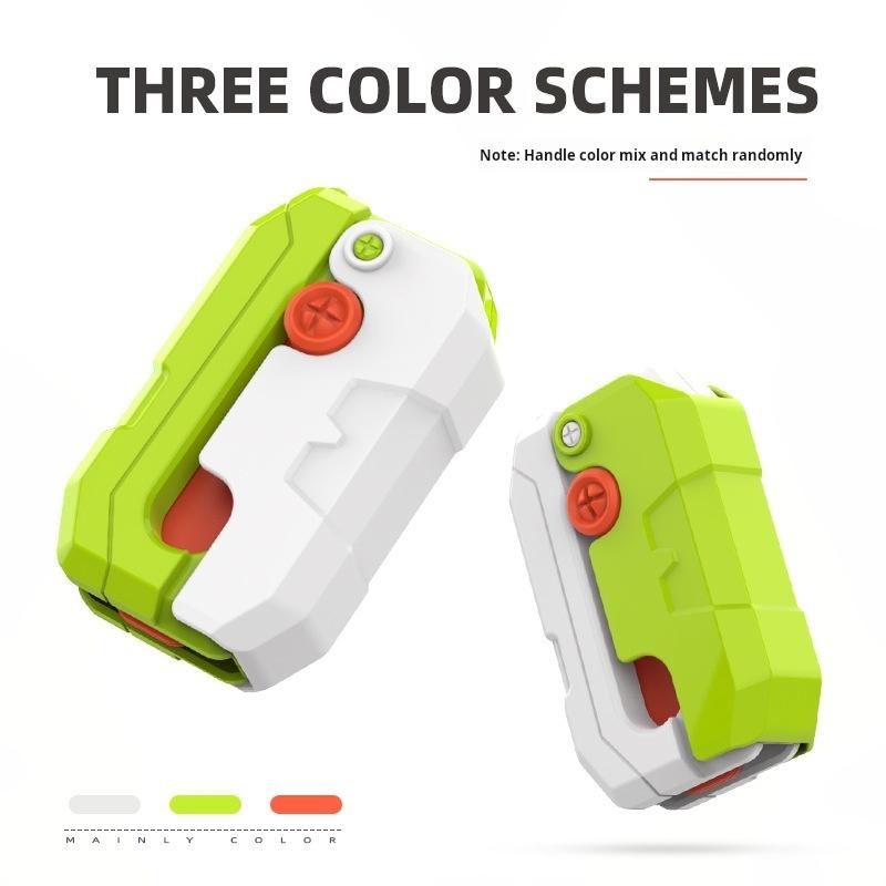 Mini Model Carrot Knife Toy, 3D Gravity Carrot Cube Jump Stress Relief, Unisex Toy, Friday Gift Idea