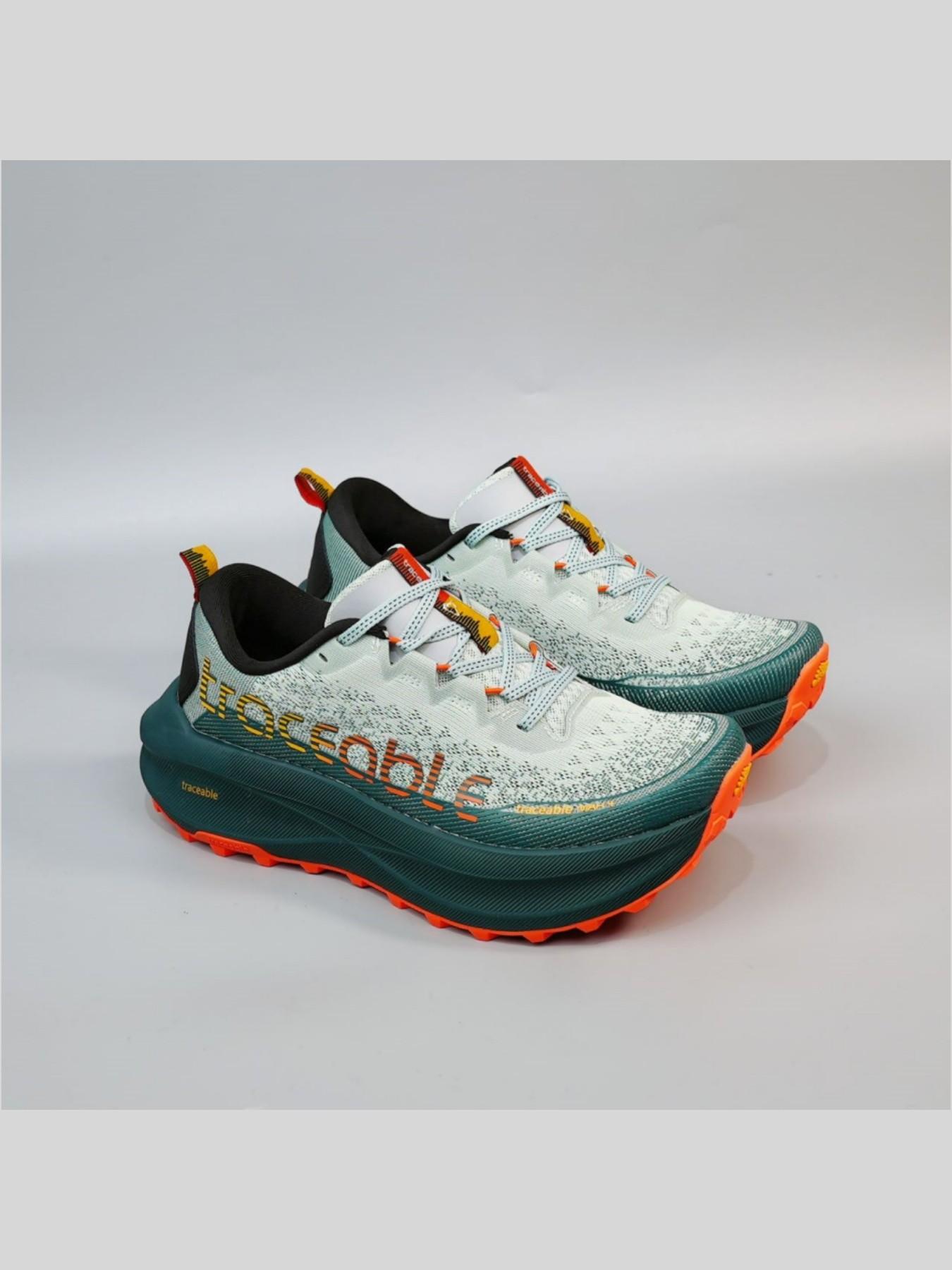 Unisex Outdoor Trail Running Shoes, Spring Summer Breathable Mesh Sports Sneakers, Wide Net Airflow Hiking Shoes