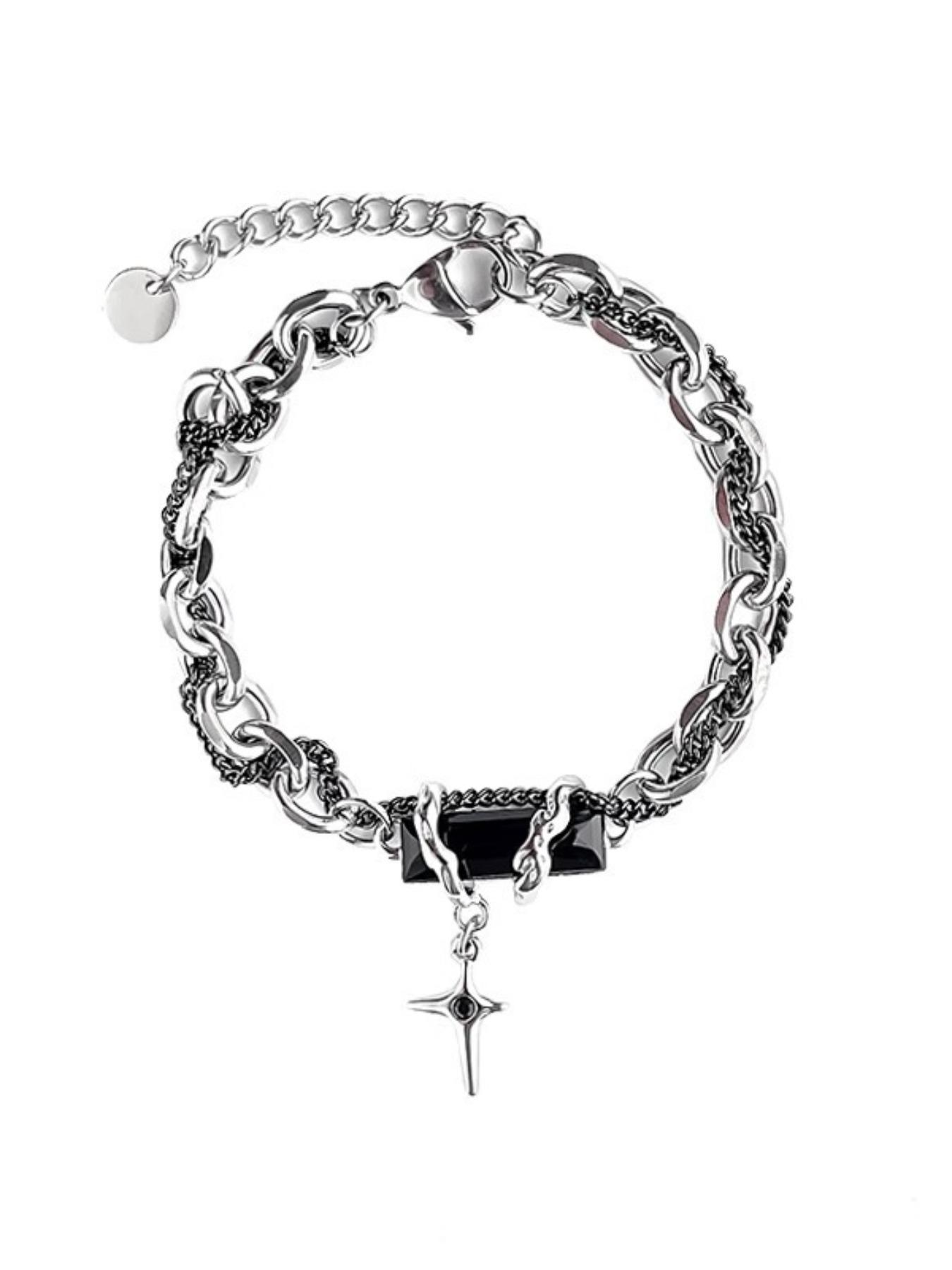 Versatile Titanium Steel Bracelet Design Jewelry, Stylish Accessory for Everyday Wear, Perfect Gift Idea for Him Her