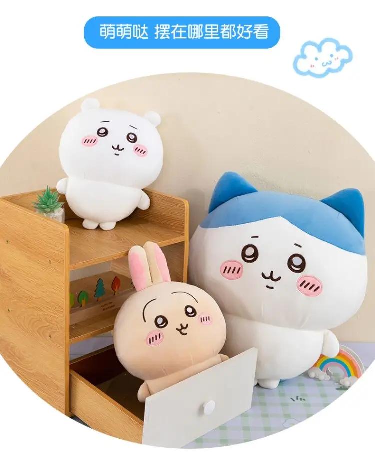 2026 new Chiikawa Usagi Hachiware Animation peripheral cartoon cute three-dimensional doll girl sleeping doll sofa pillow birthday gift Stuffed Animals