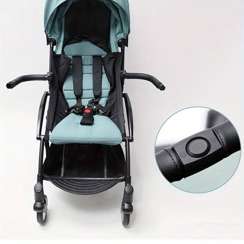 1pc Adjustable Multi-Position Stroller Handlebar with Detachable Middle Section Secure Locking Stroller Accessory