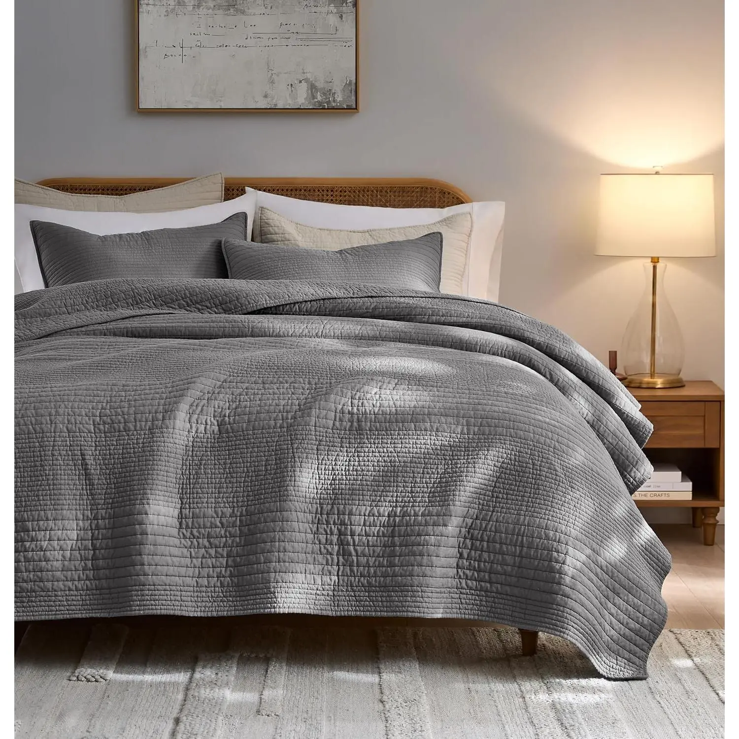 Striped-dark Grey