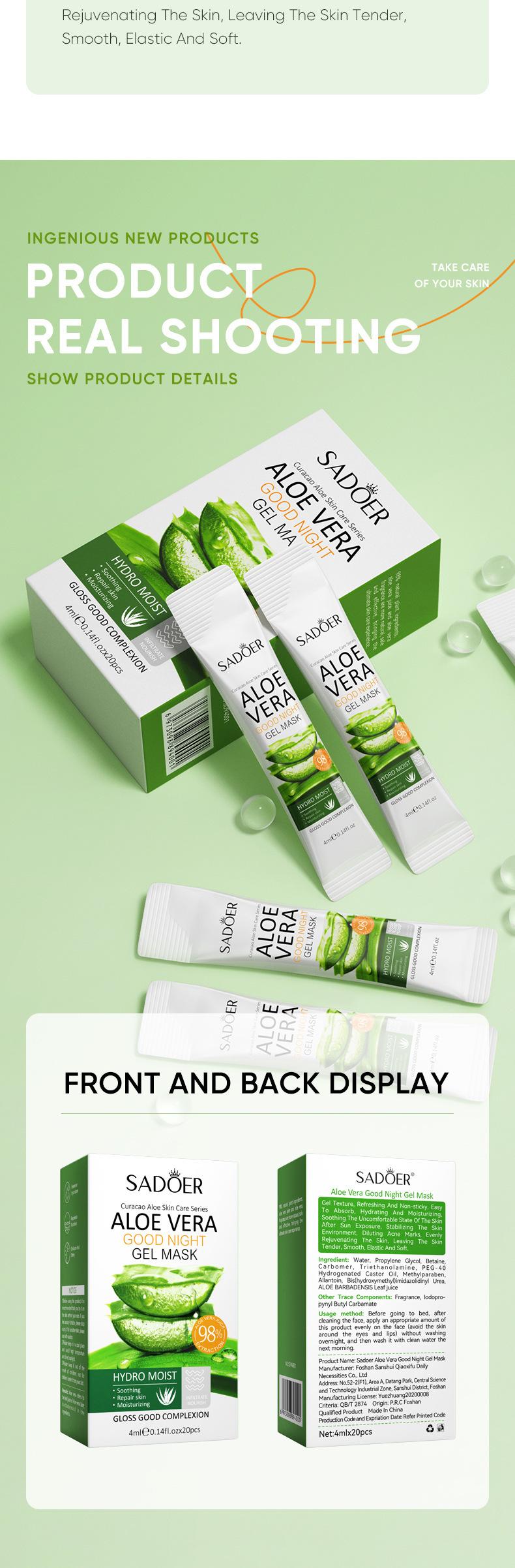 Value Pack Aloe VC Niacinamide Sleeping Mask | Portable Night Moisturizer