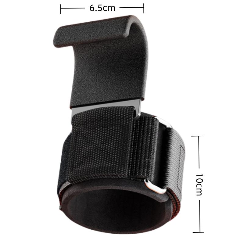 Weight Lifting Hooks - Upgraded Heavy DutyLifting Wrist Straps for Deadlift, Powerlift, Pull up barLiftups, Shrugs, Alternative in Fitness Gym PowerTraining, Not Scalable Hook