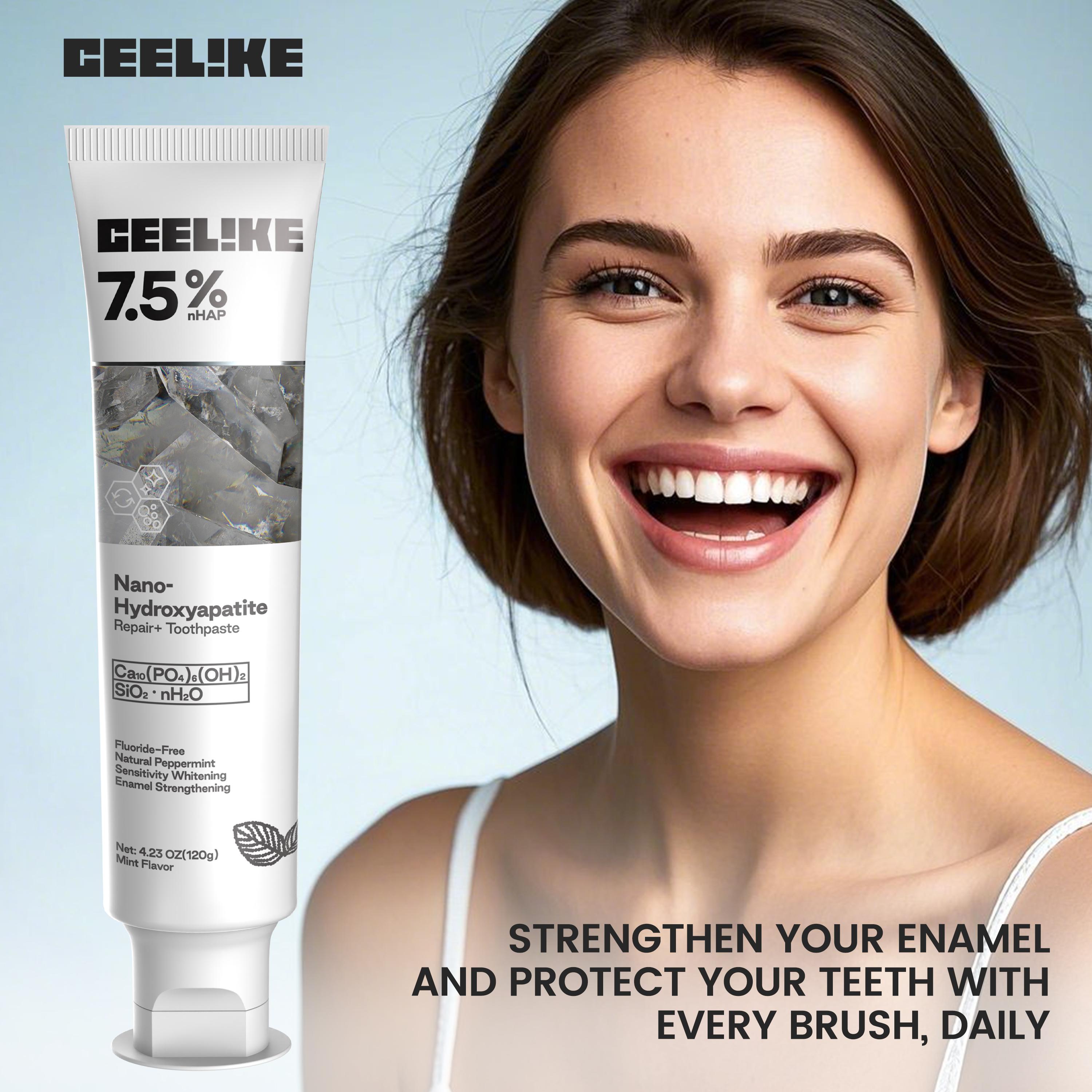Ceelike Complete Oral Care – Oral Spray, Hydroxyapatite Toothpaste & Teeth Strips for Fresh Breath, Strong Teeth & Lasting Protection.