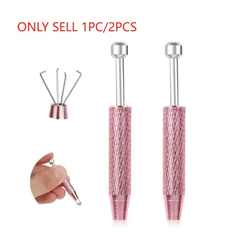 2026New Mini Jewelry TweezerPortable Jewels Pick-up Tool with 4 Claws,Handheld Metal Gripping Tools for Beading,Watch, Eyeglass Repair, Men Gifts, HeavyDuty, Handle, Tools And Gadgets, StainlessSteel Tweezers, Hair Splinters RemovalTwe