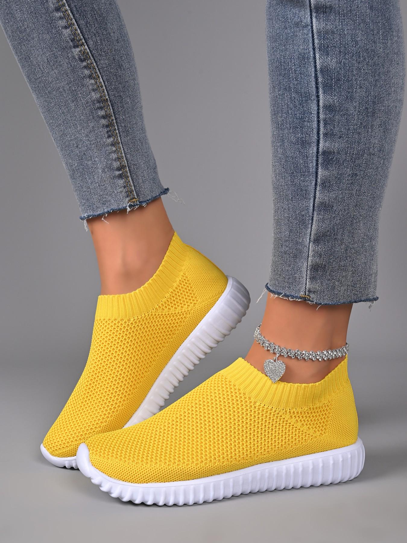 Women's Strapless Casual Mesh Shoes, Breathable Ballet Flat Sneakers, Comfortable Walking Sports Shoes for Nurses, All-Season Wear