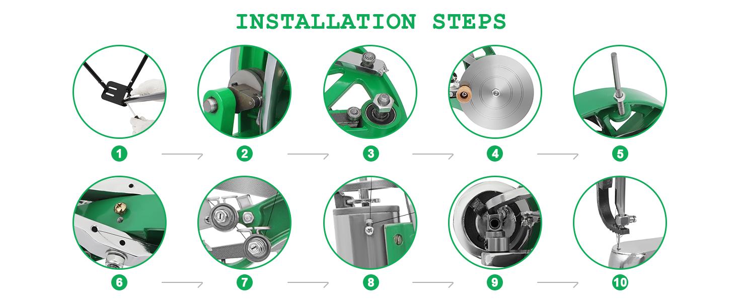 Shoe Repair Machine,Cobbler Sewing Machine,Leather Sewing Machine,Manual Dual Cotton Nylon Line Sewing Machine for Upsolery,Clothes,Zippers and Tents