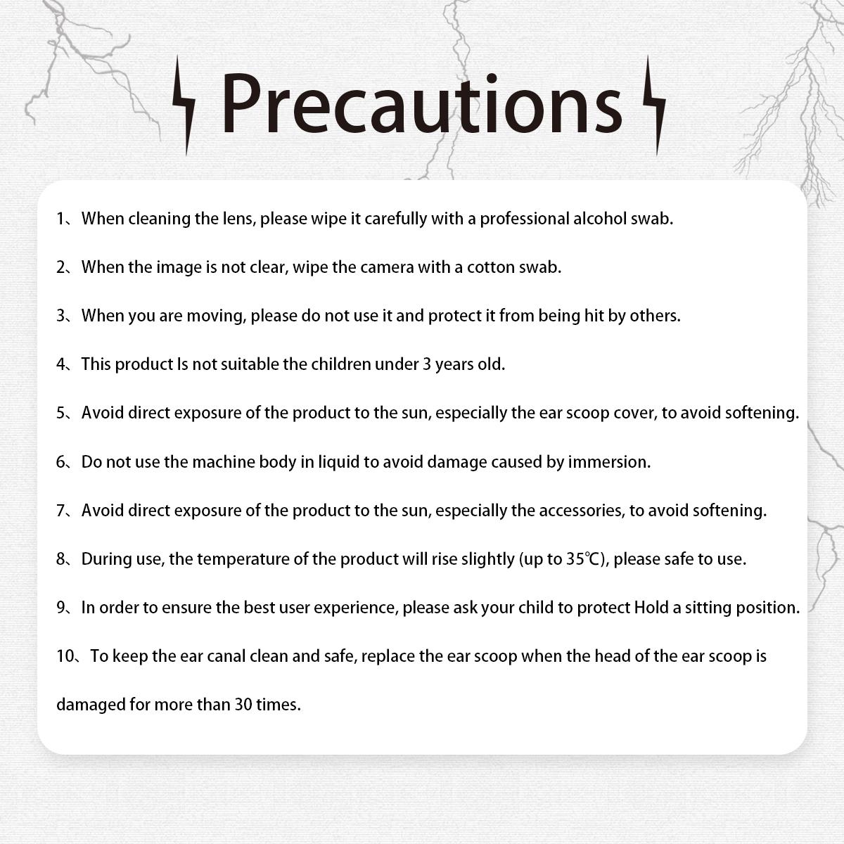 Ear Wax Removal Kit, 1 Set Ear Cleaner with Camera, Wireless Visible Earpick, Ear Camera for Iphone, Ipad, Android Phones