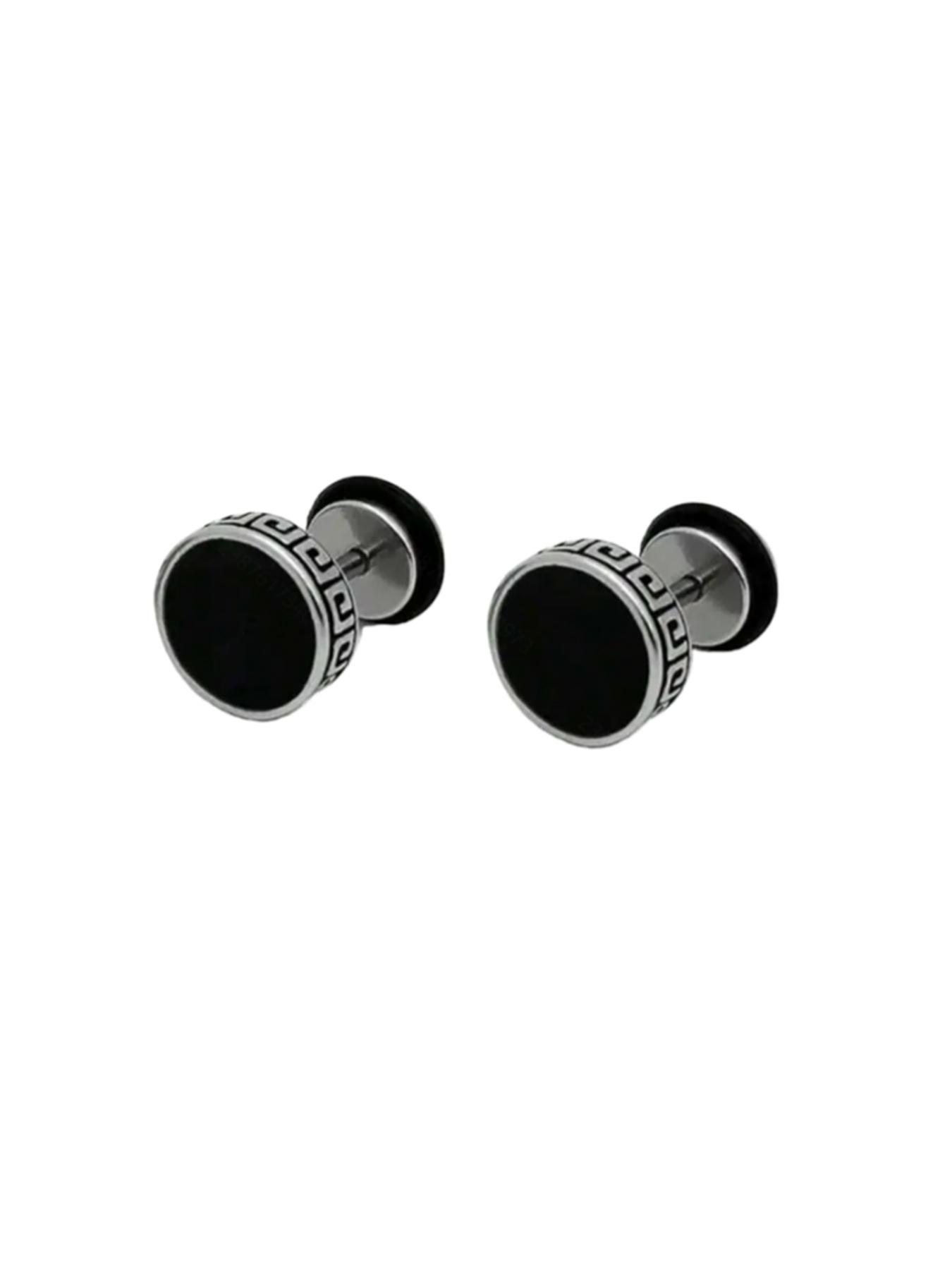 Unisex Stainless Steel Ear Studs, Universal Spiral Design, Suitable for Cartilage & Tragus Piercings, Daily Wear, Party Jewelry