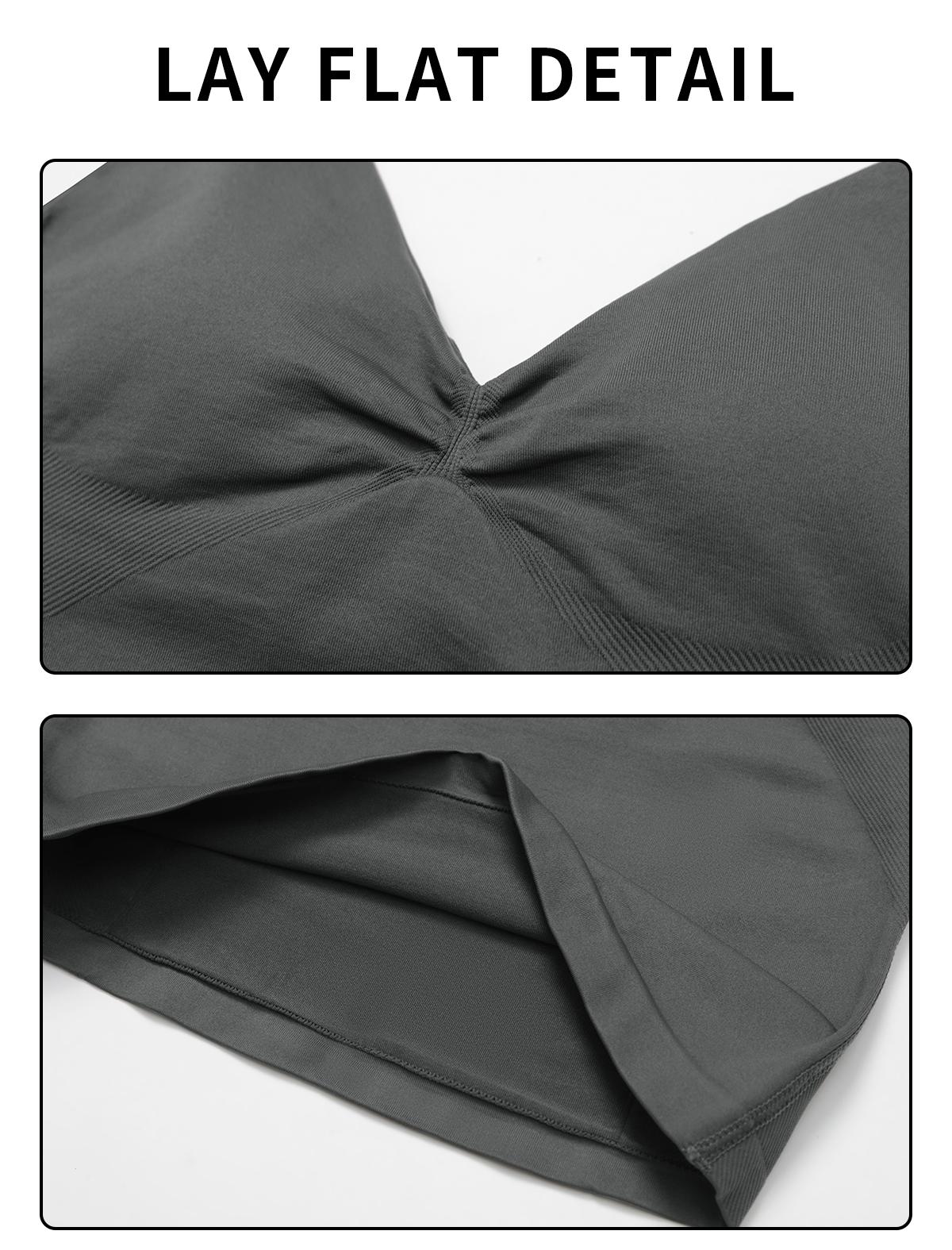 Women's Solid Color Crop Cami Top & High Waist Skinny Shorts Sportswear Set, High Stretch Casual Comfortable Breathable Backless Sleeveless Top & Gym Shorts for Yoga Gym Workout Running, Ladies Sportswear for All Seasons, Tennis Attire, Athletic Tracksuit