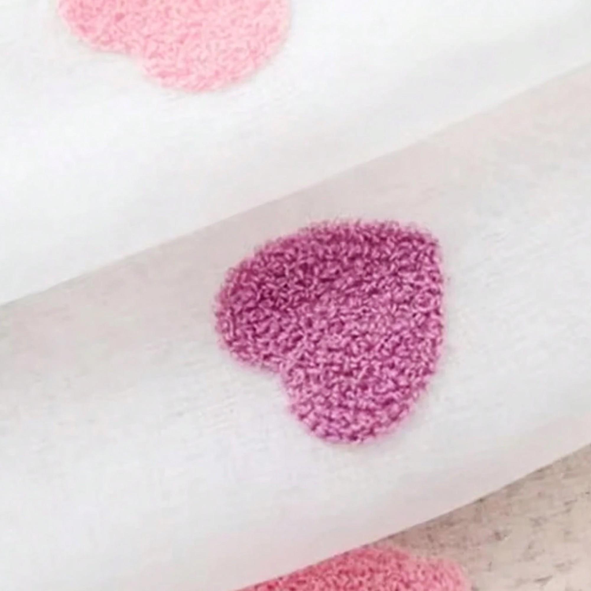 1pc Sweetheart Heart-Shaped Semi-Sheer Curtain, Modern Drapes for Bedroom Girl Room Decor, Atmosphere-Enhancing Window Treatment