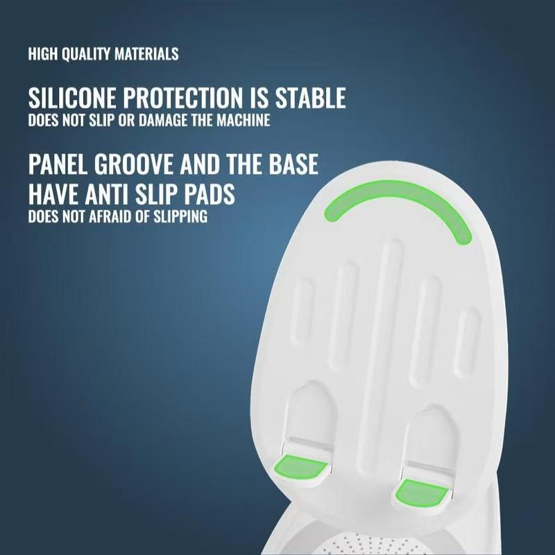 Wireless Speaker Phone Holder 1 Count Rechargeable Ambient Light Speaker Bluetooth-compatible for Home & Outdoor Use Compatible with iPhone & Android Audio Smartphone Black