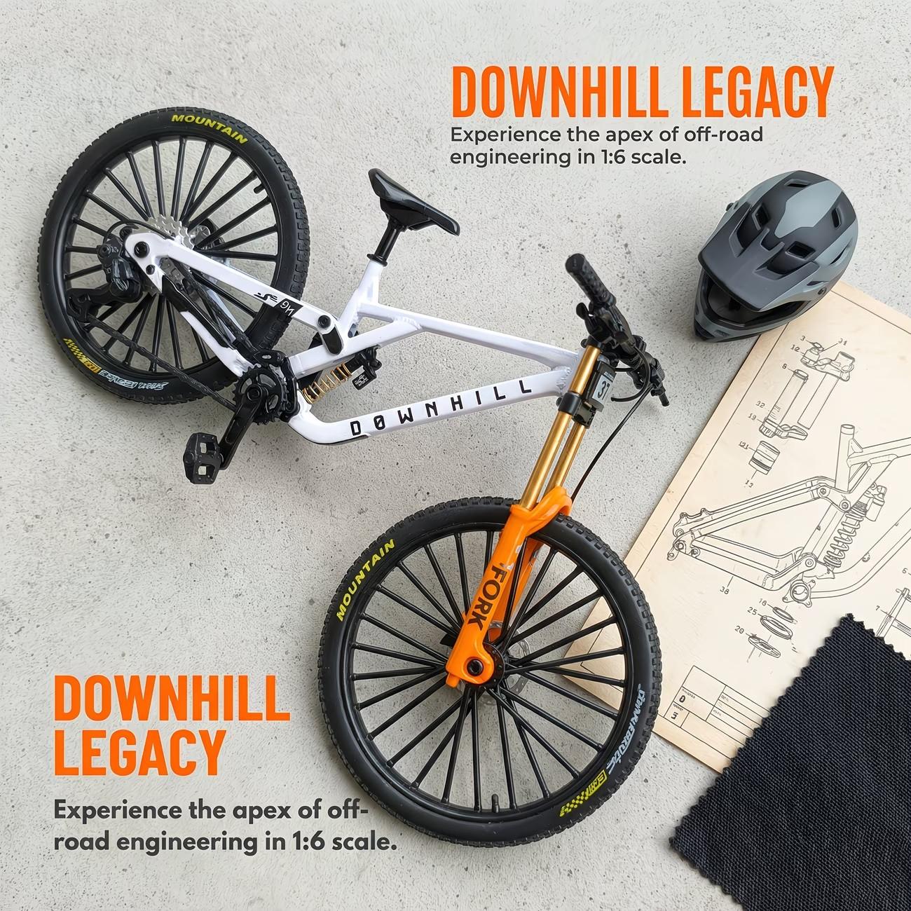 New Alloy Bicycle Model, Realistic Design Mountain Bike, Road Bike Desktop Decor, Collectible Mini Bike, Office & Home Decoration, Christmas Gift, No Power Needed