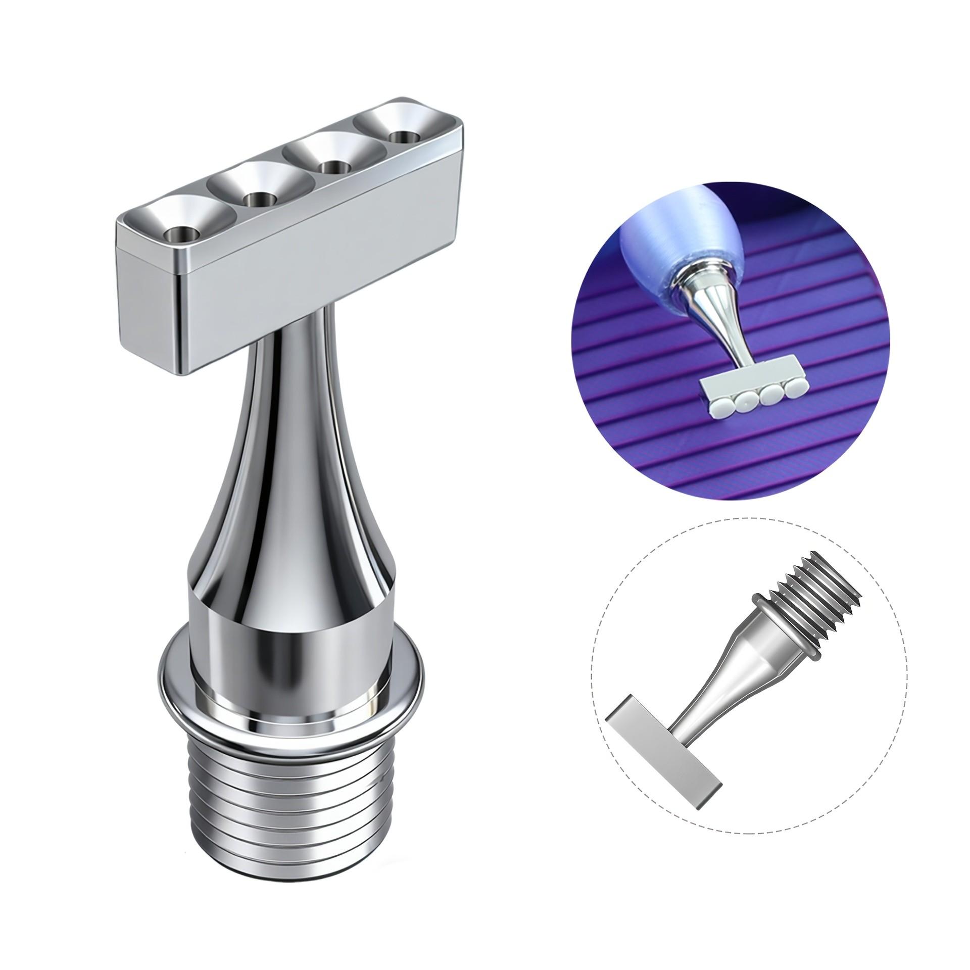 Stainless Steel Screw Multi-Functional Durable Material Vacuum Diamond Painting Replacement Head Set, Compatible with Most Vacuum Diamond Pens, Diamond Art Tools