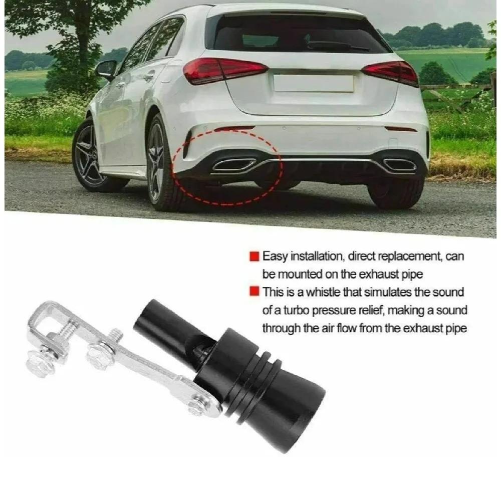 Global Car Turbo Sound Whistle, Vehicle Modification Device, Exhaust Pipe, Turbo Sound Effect Simulator, Turbo Muffler Whistler Xl