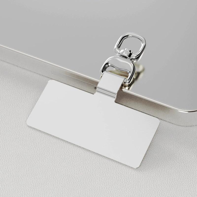 Metal Phone Lanyard Holder, Universal 360 Degree Rotating Metal Safety Chain Accessory, Ultra-Thin Durable Design for Phones