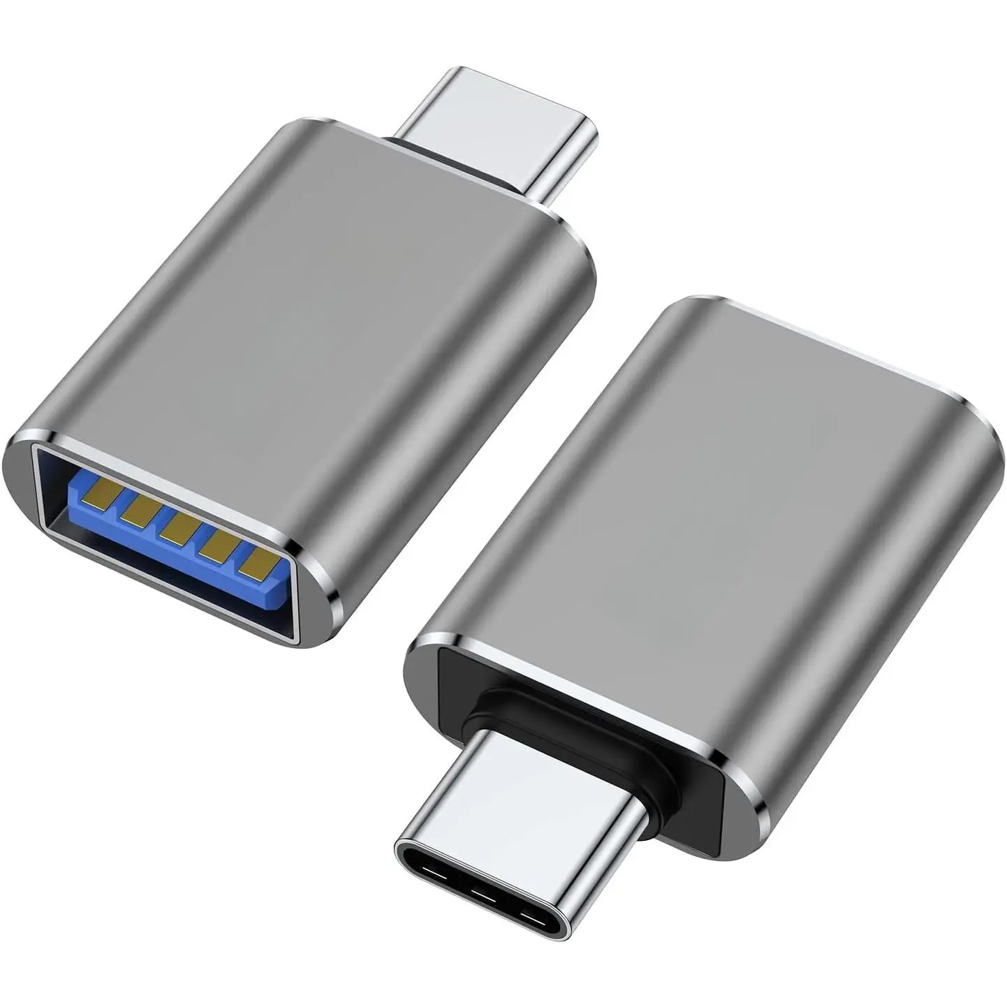 USB C to USB Adapter, 2-Pack, Thunderbolt 3 to USB 3.0 OTG Adapter | Compatible with MacBook Pro, Chromebook, Pixelbook,  Surface Go