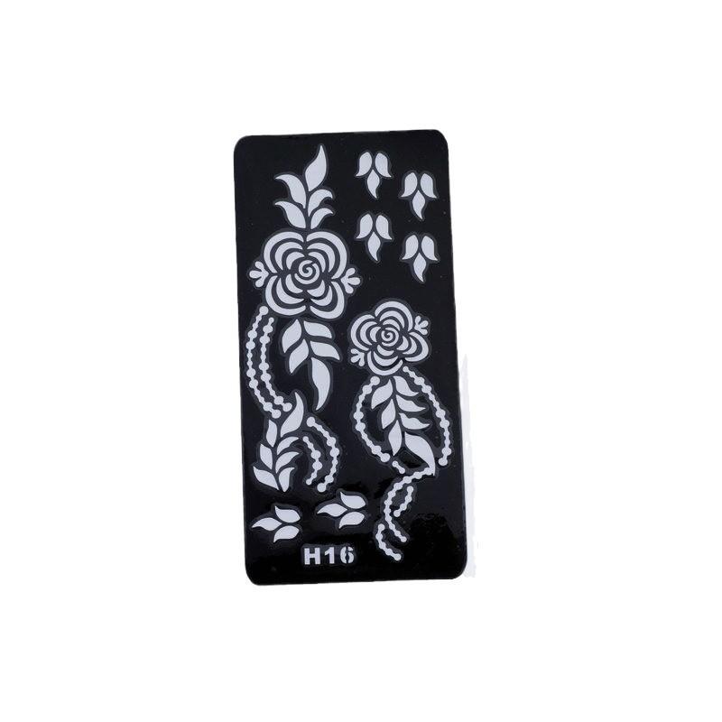 Tattoo Stencil & Henna Paste Kit, Natural Temporary Tattoo Cream, Waterproof Body Paint Stencils, Unisex Small Tattoo Stickers