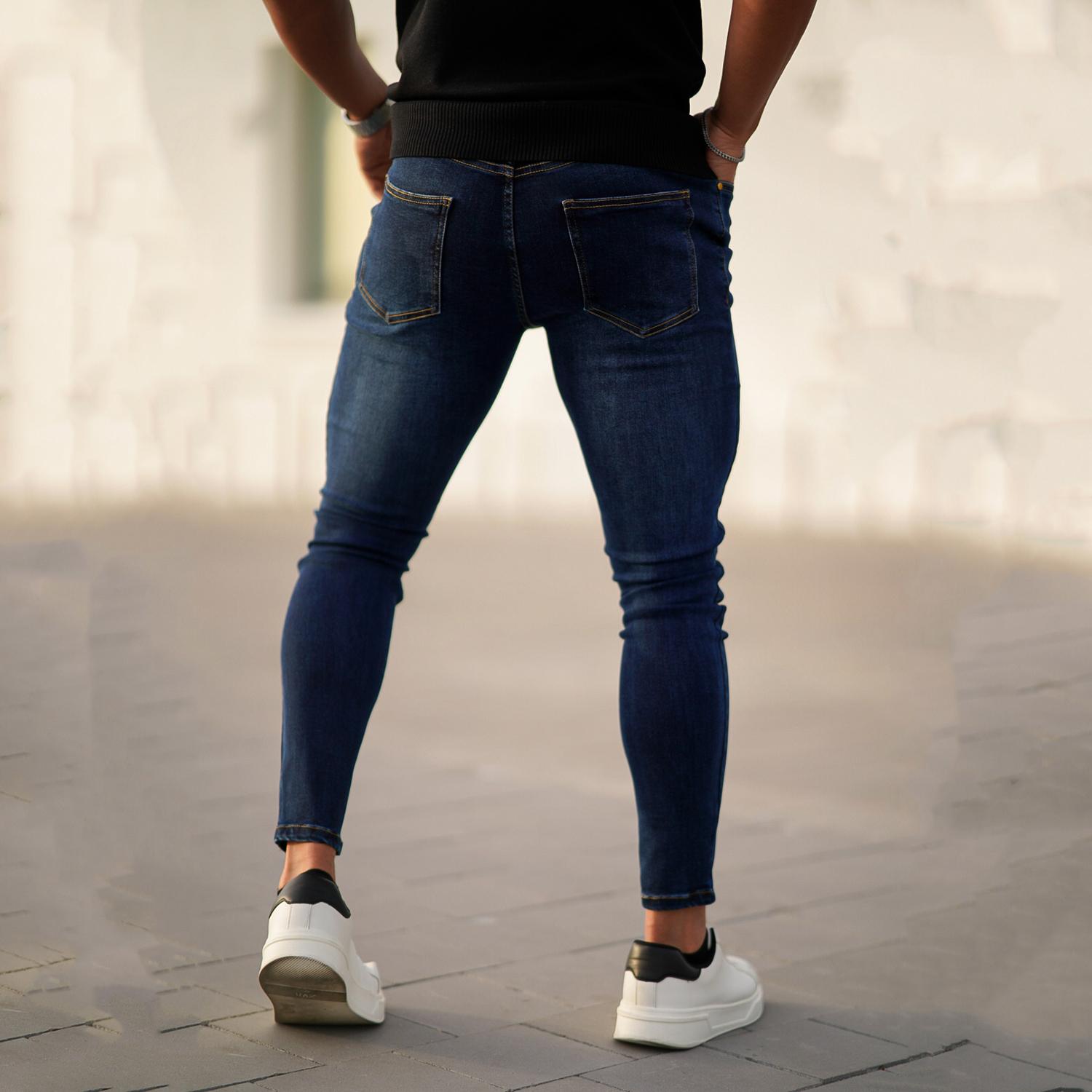 GINGTTO Men's Skinny Jeans Stretch Slim Fit Denim Pants