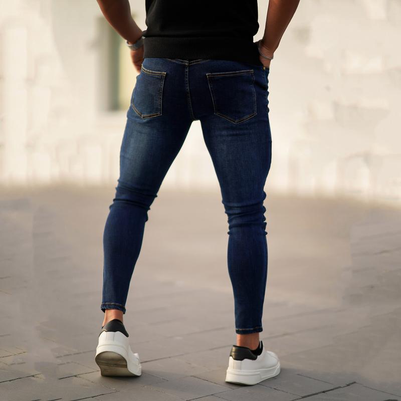 GINGTTO Men's Skinny Jeans Stretch Slim Fit Denim Pants