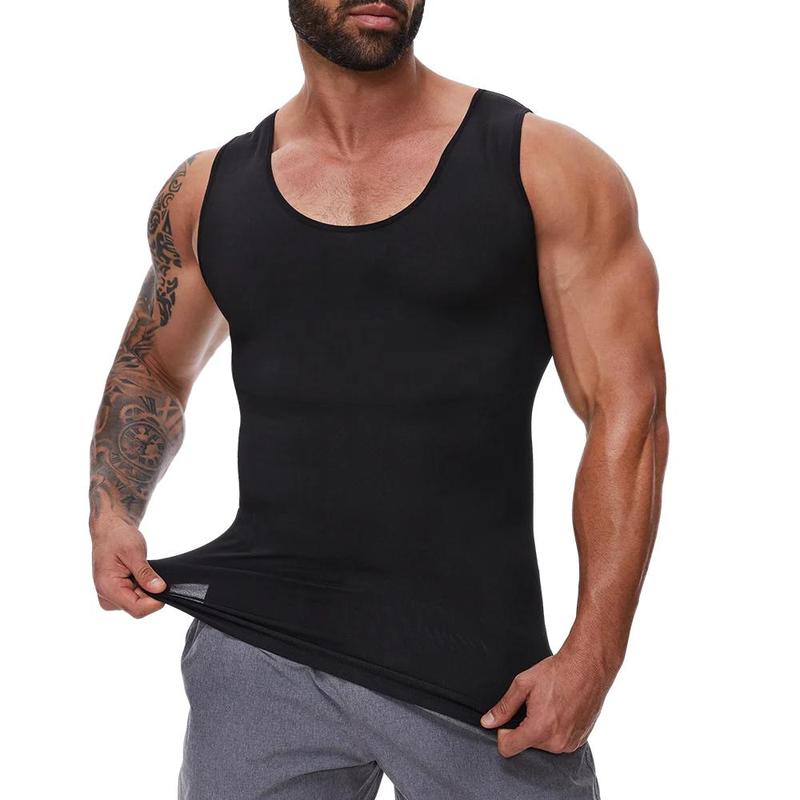 1/2/3/4 Pack Menswear Body Shaper Shapewear Compression Tummy Control Vest Comfy Stretchy Lightweight Workout Tank Top Fabric Breathable Undershirt Elastic Soft Polyester 1/2/3/4 Pack Menswear Body Shaper Shapewear Compression Tummy Control Vest Comfy Stretchy Lightweight Workout Tank Top Fabric Breathable Undershirt Elastic Soft Polyester