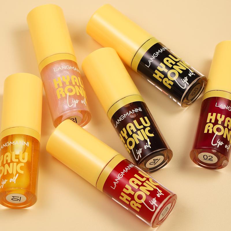 Hyaluronic Acid Lip Butter Balm, Lip Tint Balm, Moisturizing & Hydrating Lip Glaze Stick, Lip Care Products for Daily Use, Lip Treatment, Lip Oil Stick, Lip Shiner Lip Plumper Gloss, Glossy Lip Moisturizer Gloss