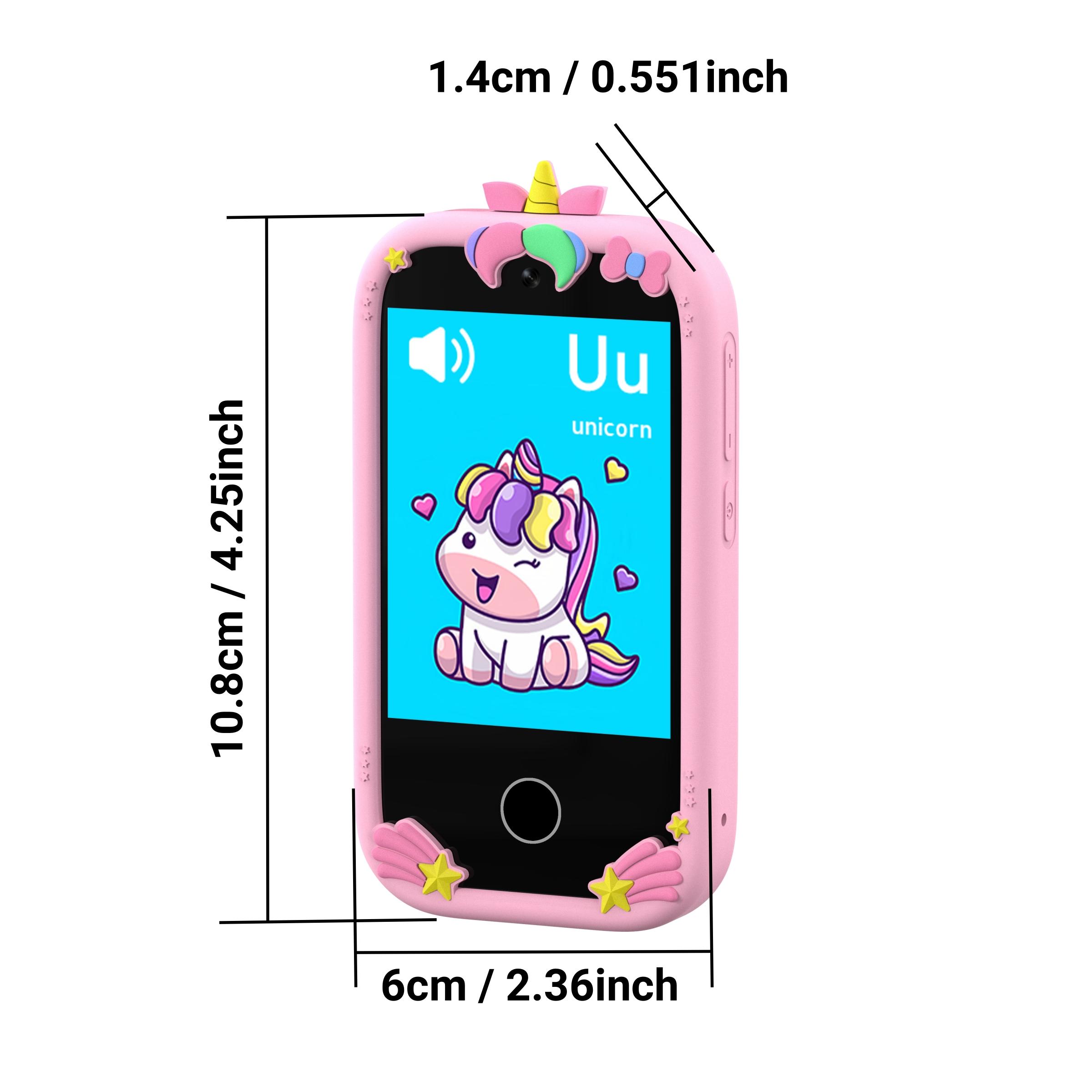 FUFFi-Kids Phone, Cute Horse/dinosaur Design, 2.8 Inch Screen,3MP Camera, Flashlight/picture/voice Recording/learning/games Toy Phone, Learning Tool FUFFi-Kids Phone, Cute Horse/dinosaur Design, 2.8 Inch Screen,3MP Camera, Flashlight/picture/voice Recording/learning/games Toy Phone, Learning Tool
