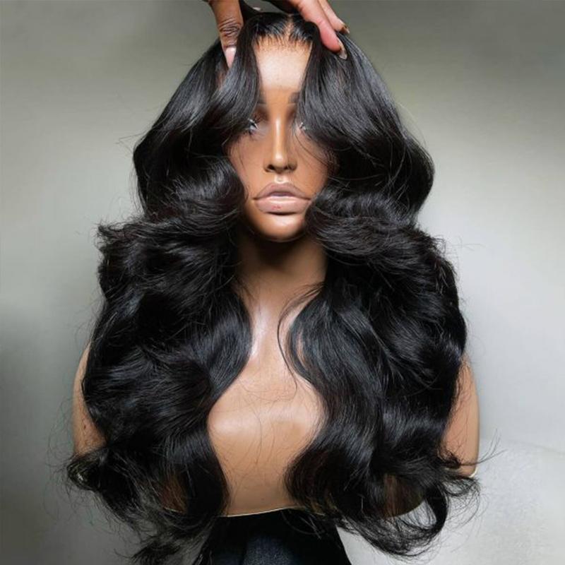 Mscoco Curtain Bangs Body Wave Human Hair Wig 6×5 Ready To Go Glueless Hd Lace Wig Face-Framing With Layers