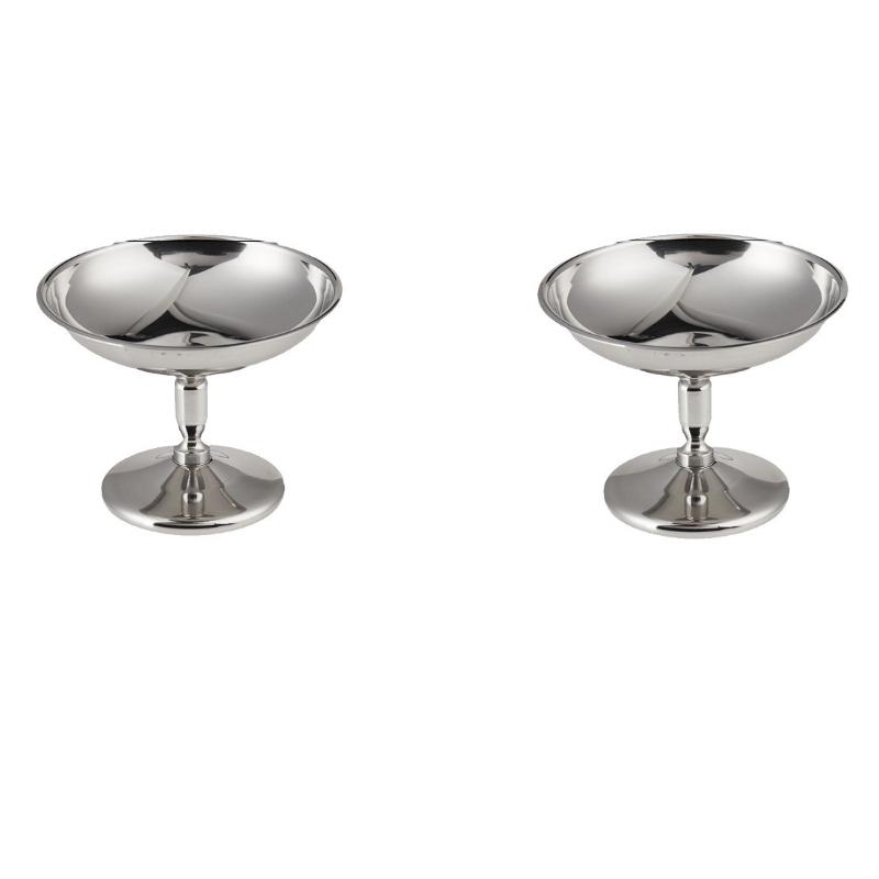 Stainless Steel Tall Dessert Cup, Pudding Cup, Ice Cream Cup, Home & Commercial Fruit Cup, Party Snack Cup, Durable and Stylish Design