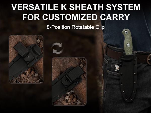 Kizer Drop Bear Fix 7 Big Size Outdoor Hiking Knife 1103A1 steak  knife dailycarry  tool