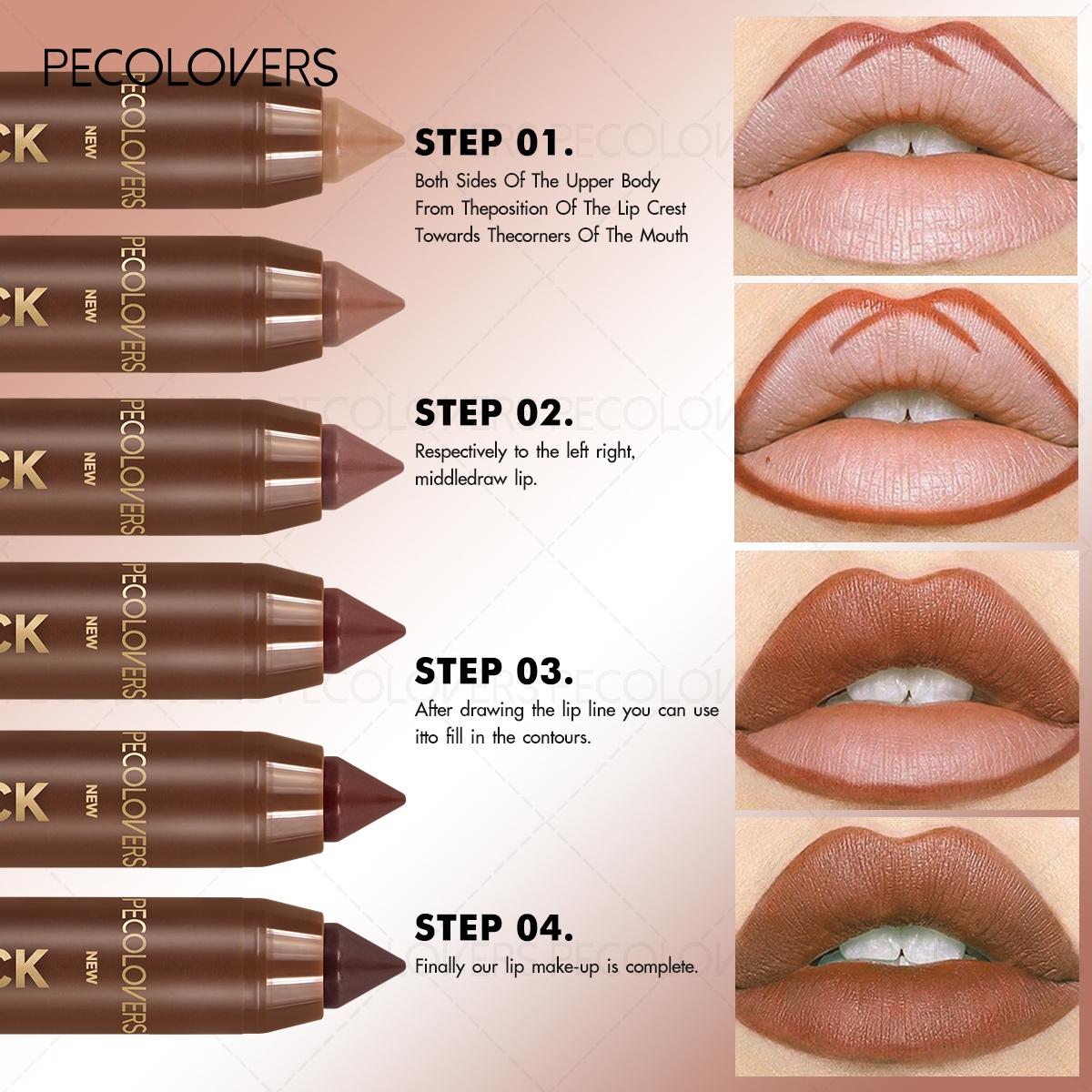 2pcs/Set Lip Gloss + Lip Liner - Matte Lip Liner Pencil, Lip Kit - Shape Your Lips with 3D Accuracy, Long-Lasting Non-Tacky Water Gloss End, Ideal for Any Makeup Look, Great for Valentine'S Day Presents