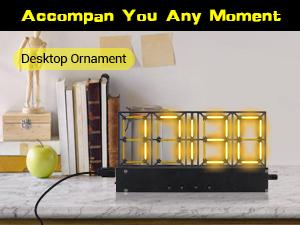 Soldering Practice Kit, 4-Bit Digital Clock Kit with Lighting Adjustment, Soldering Projects Alarm Clock DIY Electronic Kits for Adult Teens Learning Creative Present Soldering Practice Kit, 4-Bit Digital Clock Kit with Lighting Adjustment, Soldering Projects Alarm Clock DIY Electronic Kits for Adult Teens Learning Creative Present