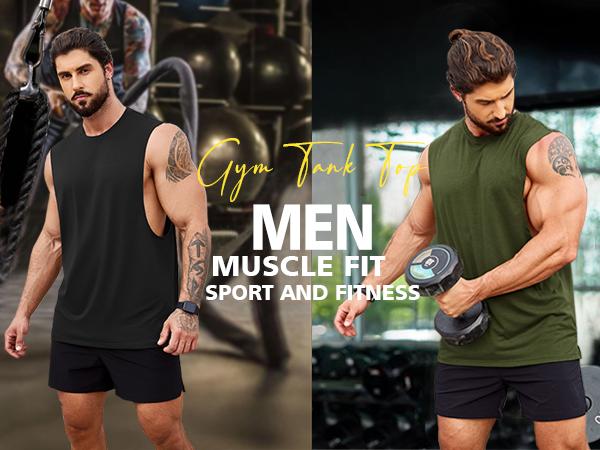 COOFANDY Men Workout Tank Top 1 Pack Gym Bodybuilding Sleeveless Muscle T Shirts COOFANDY Men Workout Tank Top 1 Pack Gym Bodybuilding Sleeveless Muscle T Shirts