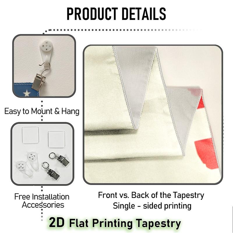 Mount Fuji Scenic Vertical Tapestry, Traditional Japanese Seigaiha Wave Patterns, Wall Hanging Tapestry for Bedroom Living Room, Polyester Tapestries