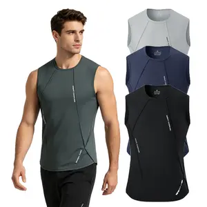 1/3 Pack Men's Breathable Quick Dry Sleeveless Tank Tops, Moisture Wicking Gym Workout Vests, Athletic Running Summer Sportswear