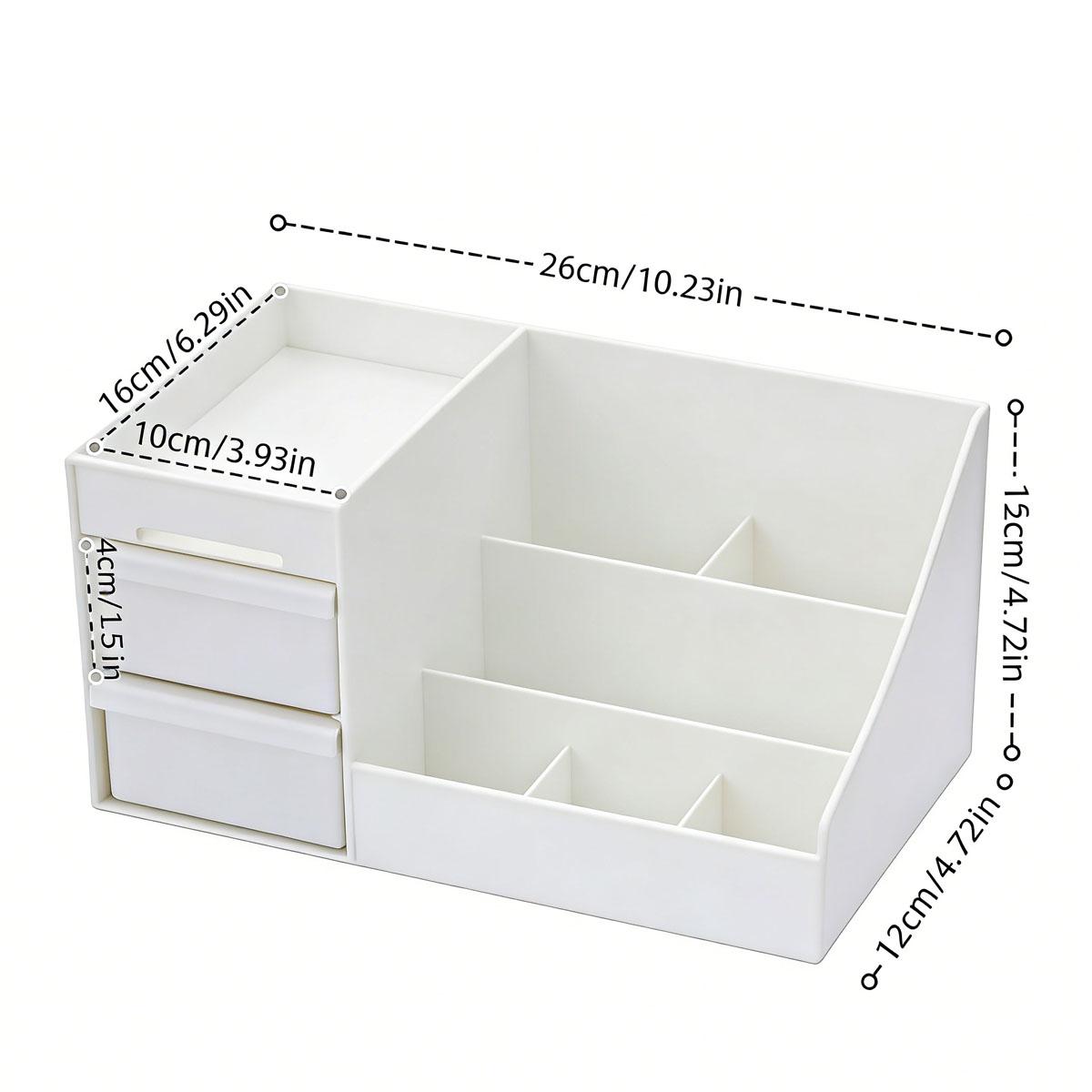 Cosmetics storage box, cosmetics display rack, perfume storage rack, lipstick storage box, suitable for storage and finishing of cosmetics, skin care products, office stationery, etc., bathroom accessories, room decoration, home ornaments