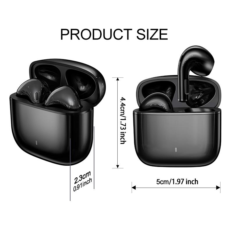 Wireless Earphones Low Latency Gaming Headset High Fidelity Long Battery Life Touch Control 180mah Perfect Gift Creative Design