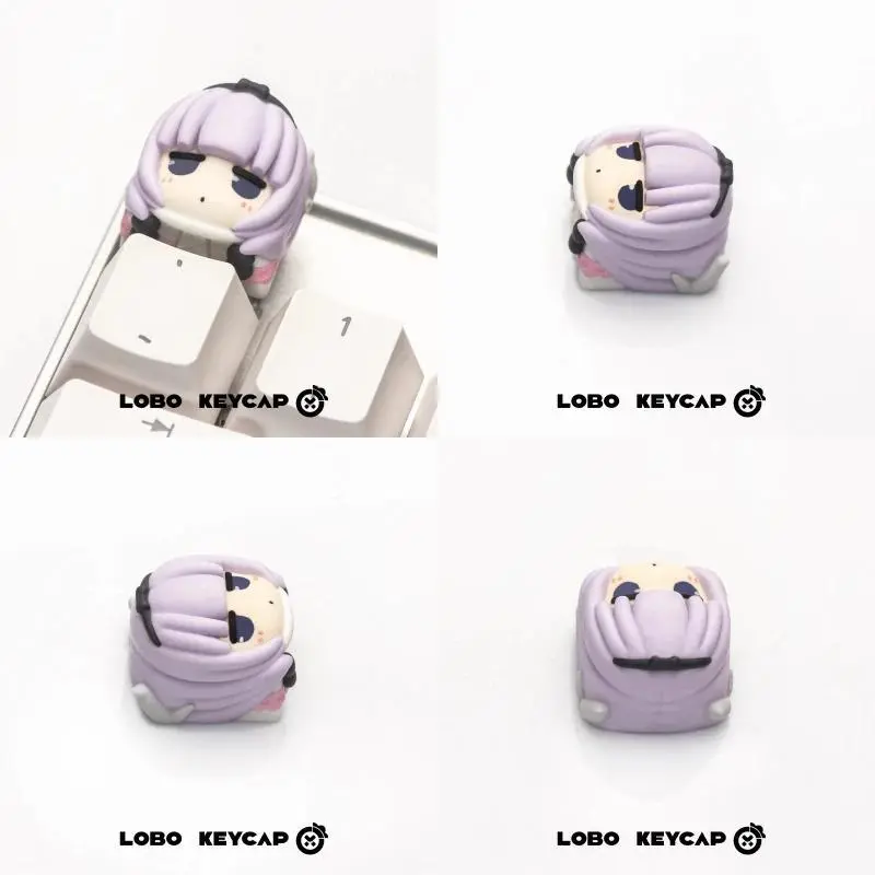 Miss Kobayashi'S Dragon Maid Anime Themed Keycap Cherry R4 Profile Resin Mechanical Keyboard Game Cartoon Esc Collection Keycap
