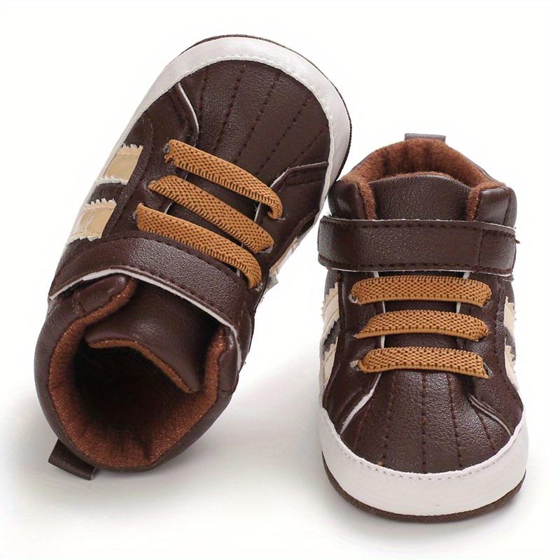 Boys' Toddler Flats - Casual Prewalker Shoes for Newborns & First-Step Babies, Lightweight Comfort Kids Shoes, Crawl Bed Moccasins with Set Bottom, Crib Shoes