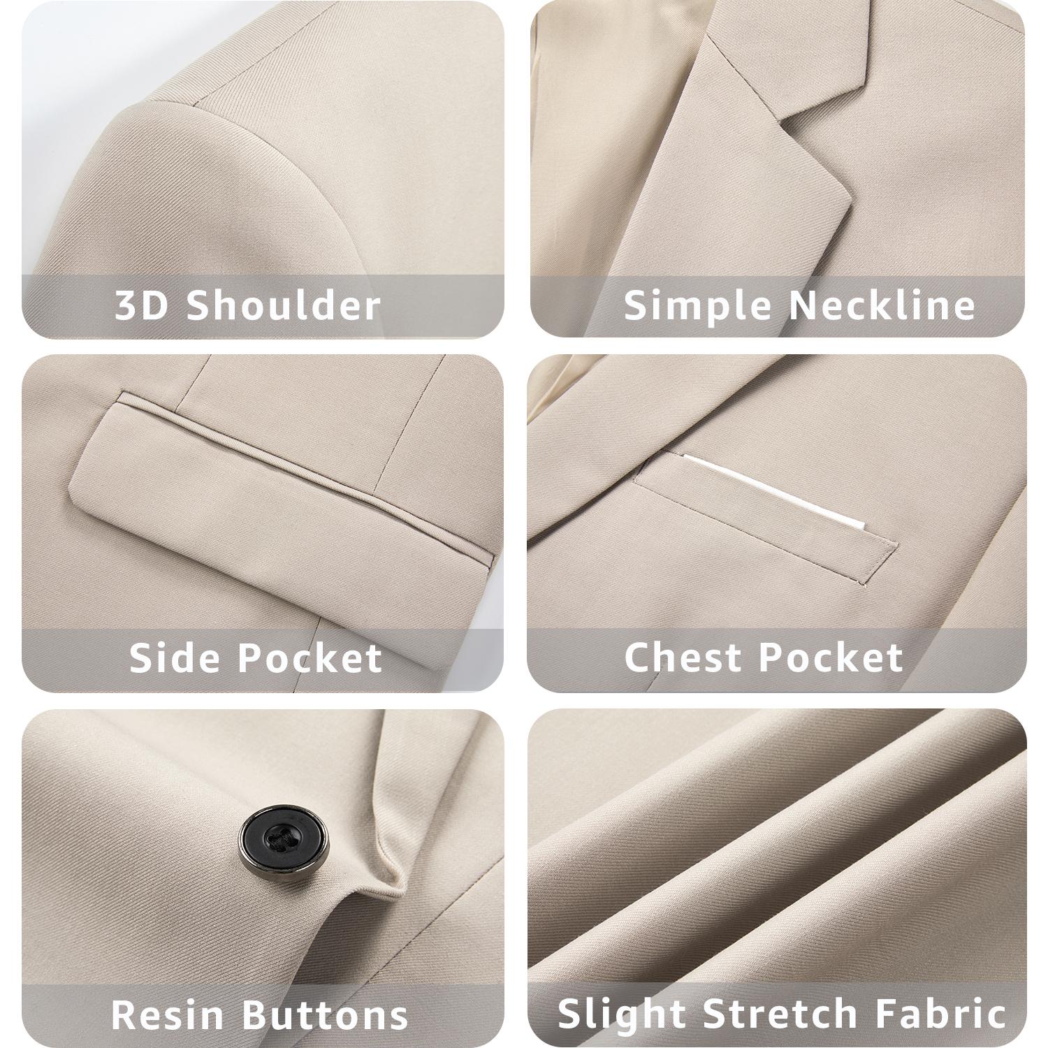 YND Men's One Button Slim Fit Blazer, Casual Lightweight Suit Daily Jacket Coat,business / wedding / birthday first choice classic coat formal jacket,Regular fit business formal solid color long sleeve suit jacket business formal YND Men's One Button Slim Fit Blazer, Casual Lightweight Suit Daily Jacket Coat,business / wedding / birthday first choice classic coat formal jacket,Regular fit business formal solid color long sleeve suit jacket business formal